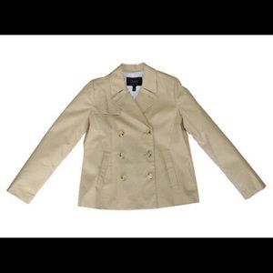 J Crew Japanese Poplin Swing Trench Coat